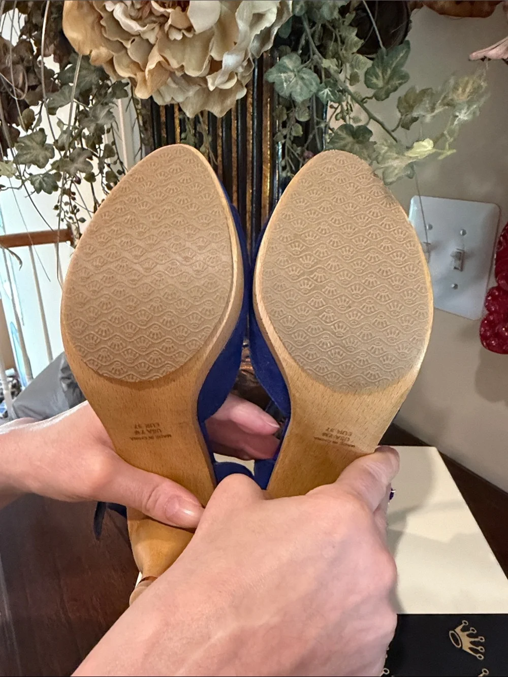 Nina rock blue shoe size 7